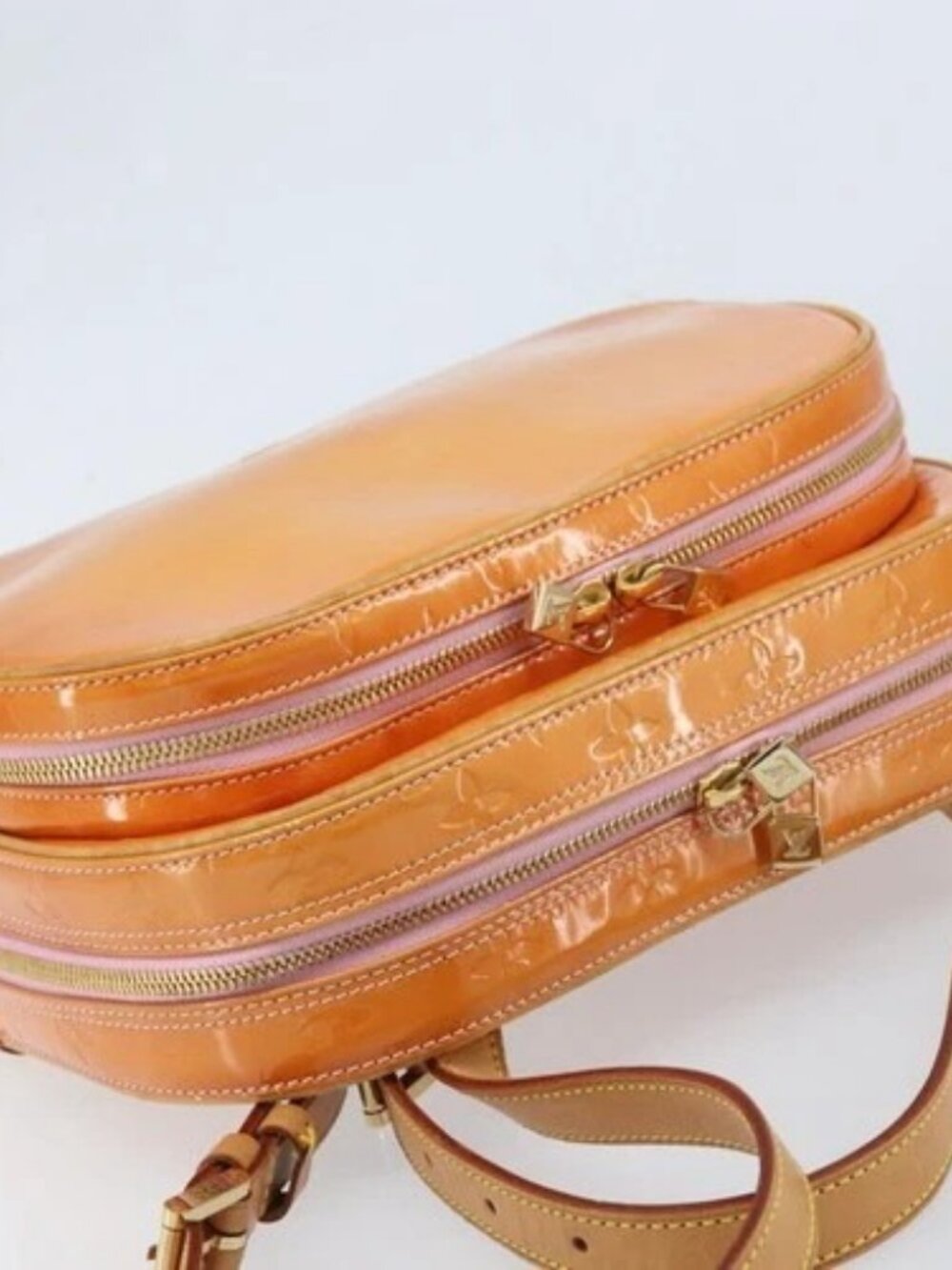LOUIS VUITTON Vernis Marley Backpack Marshmallow Pink M91039 LV Auth BA11055 - Picture 6 of 14